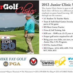 Junior Golf Starts At Boyne Mountain June 15th
