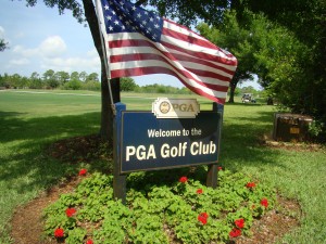 PGA Golf Club Sign